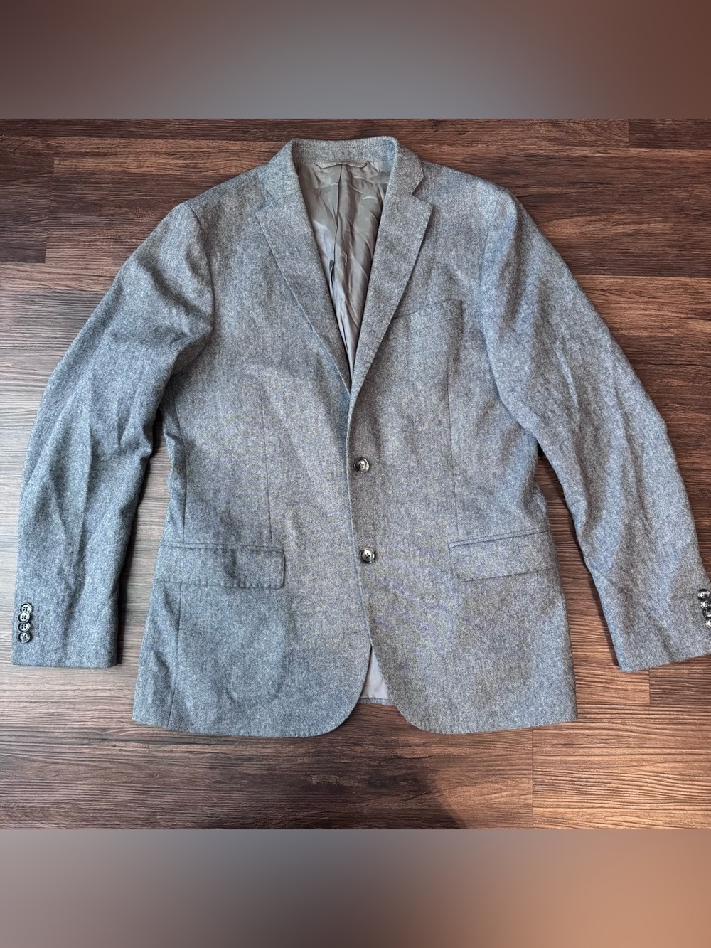 J. Lindeberg Soft Tweed Blazer Mens US 48R Slim Hopper Unconstructed Wool